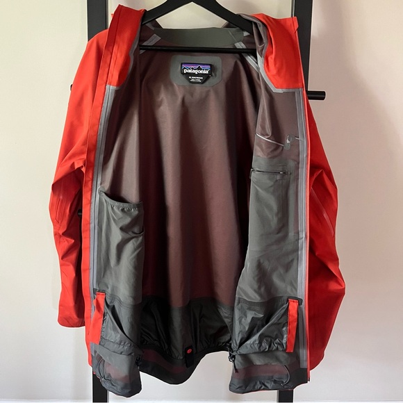 Patagonia Men’s SnowDrifter Ski Jacket H2No RECCO Red Size XL - Picture 12 of 16